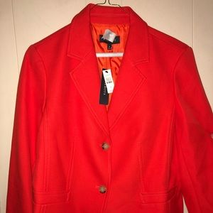 Fiery orange jacket
